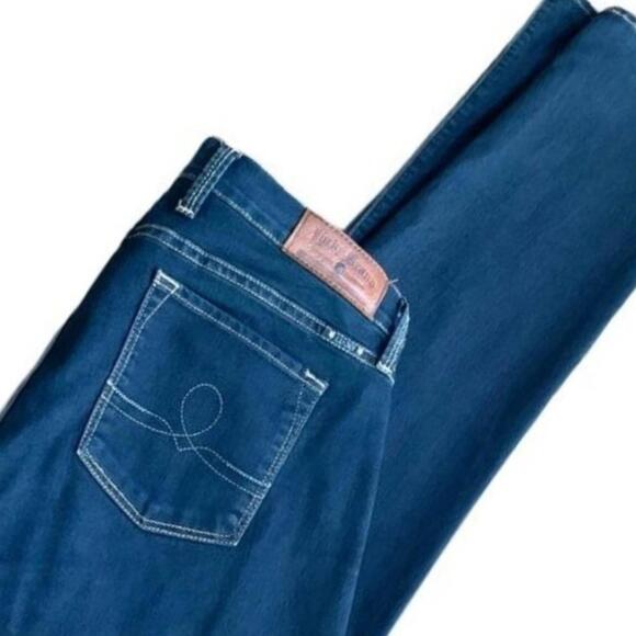 Lucky Brand Women's Sofia Straight Jeans Mid Rise Stretch Blue Denim Size 8 29 R - Picture 1 of 8